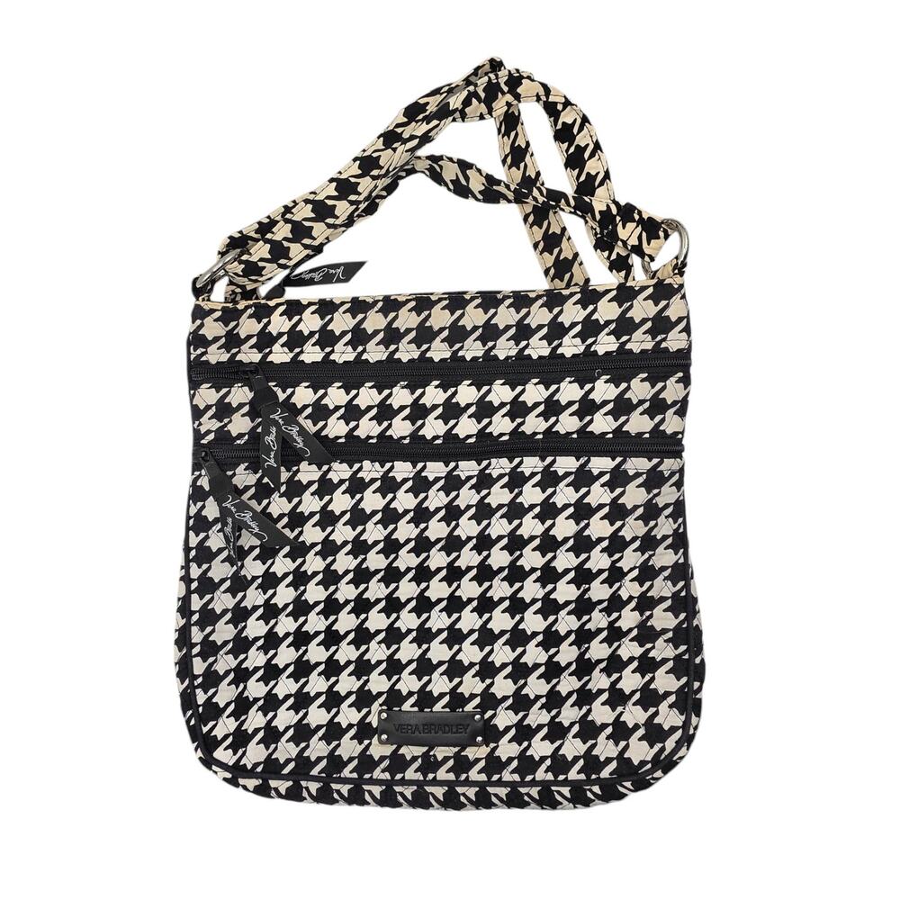 Vera Bradley Houndstooth Black and White Crossbody